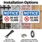 Signmission Do Not Climb, 10 in W x Rectangle, Plastic OS-2PACK-NS-P-710-L-11119 - alternate 3